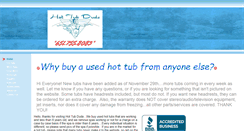 Desktop Screenshot of hottubdude.com